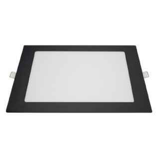 PAINEL LED EMBUTIR 18W BIVOLT 4100K QUADRADO 21,8CM 1350LM PRETO - BLUMENAU