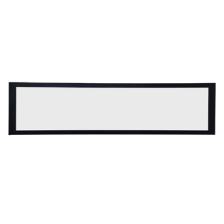 PAINEL LED EMBUTIR RETANGULAR 40W BIVOLT LUZ BRANCA 6500K 3200LM PRETO 120X30CM - BLUMENAU