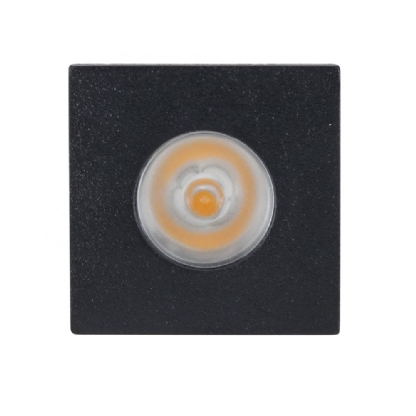 MINI SPOT LED PARA MOVEL 1W LUZ AMARELA 3000K 60LM PRETO - GAYA