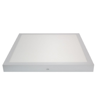 PAINEL LED SOBREPOR 32W BIVOLT LUZ AMARELA 3000K 2560LM QUADRADO 40CM - BLUMENAU