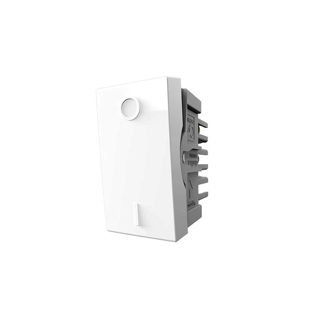 MODULO INTERRUPTOR BIPOLAR PARALELO 10A 250V BRANCO INOVA PRO - ALUMBRA