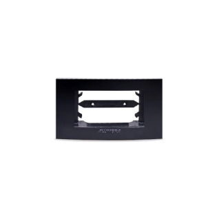 PLACA PARA 1 POSTO COM SUPORTE PRETO PARA MOVEIS INOVA PRO - ALUMBRA