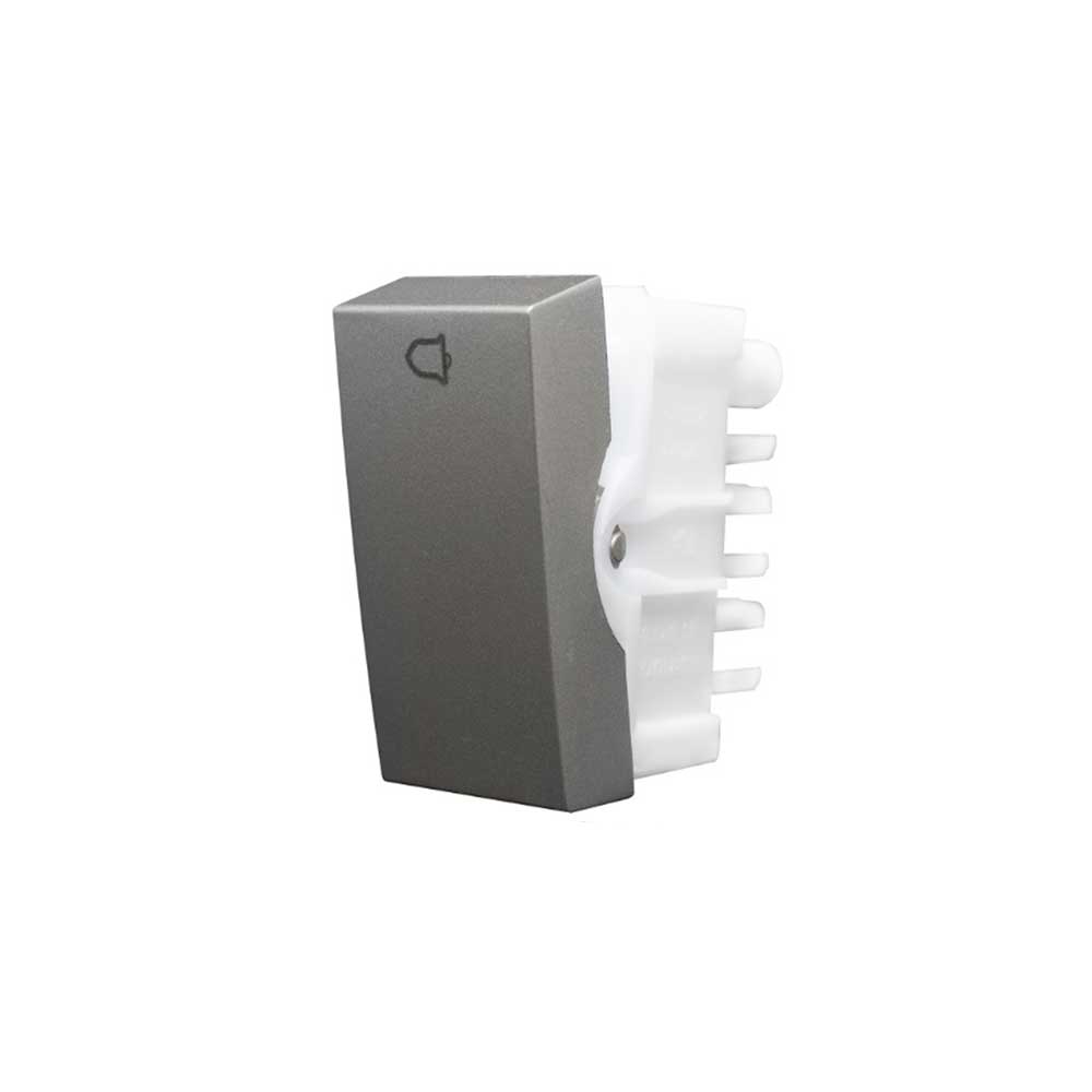 MODULO PULSADOR CAMPAINHA 10A 250V CLASS TITANIUM INOVA PRO - ALUMBRA