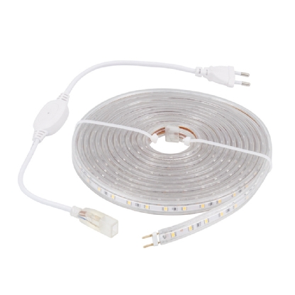 KIT FITA LED 4,8W/METRO 220V LUZ AMARELA 3000K 200LM IP65 ROLO 5 METROS - GAYA