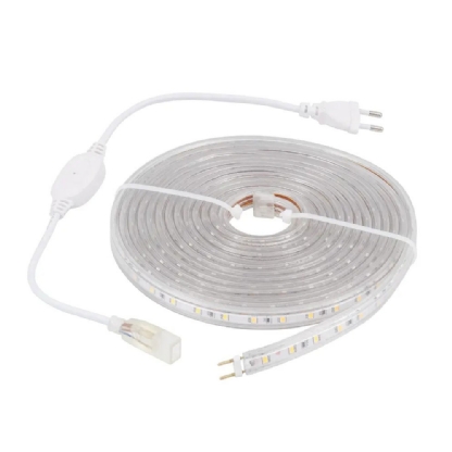 KIT FITA LED 4,8W/METRO 220V LUZ BRANCA 6000K 200LM IP65 5 METROS - GAYA