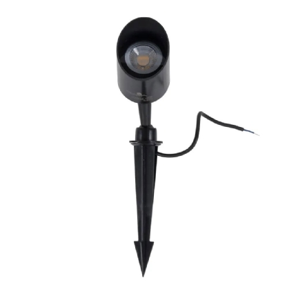 ESPETO LED 7W BIVOLT LUZ BRANCA 6000K 300LM DIRECIONAVEL PRETO IP65 - GAYA