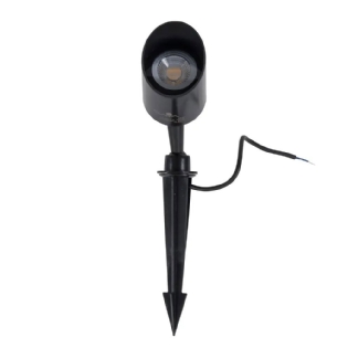 ESPETO LED 7W BIVOLT LUZ BRANCA 6000K 300LM DIRECIONAVEL PRETO IP65 - GAYA