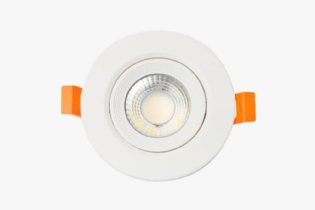 SPOT LED EMBUTIR REDONDO SMART 5W BIVOLT LUZ BRANCA DIRECIONADO 350LM DIMERIZAVEL - GAYA