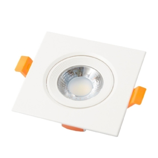SPOT LED EMBUTIR QUADRADO SMART 5W BIVOLT LUZ BRANCA DIRECIONAVEL 350LM DIMERIZAVEL - GAYA