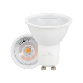 LAMPADA LED DICROICA GU10 4,8W BIVOLT LUZ AMARELA 2700K 350LM - GAYA