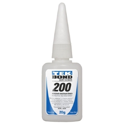 ADESIVO INSTANTANEO 200 20G BICO ANTI-ENTUPIMENTO - TEKBOND