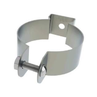 ABRACADEIRA D 2.1/2 POLEGADAS COM PORCA E PARAFUSO - TECNOFORTE