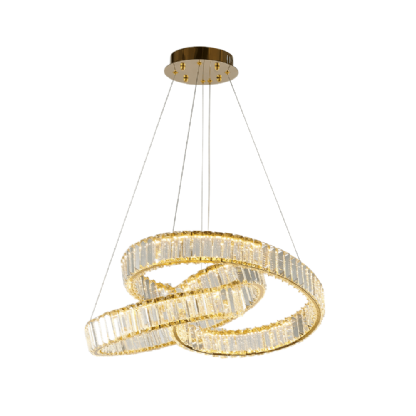 PENDENTE LED ANDREZA 70W 3000K CRISTAL COM CABO 1,5 METRO - CHANDELIE