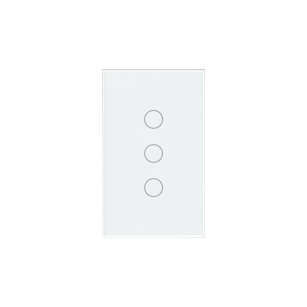 CONJUNTO 4X2 3 INTERRUPTORES TOUCH BRANCO WI-FI AMBIENTE CONECTADO - STECK