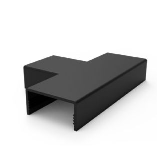 DERIVACAO T 50X20MM PRETO INOVAPRO - ALUMBRA