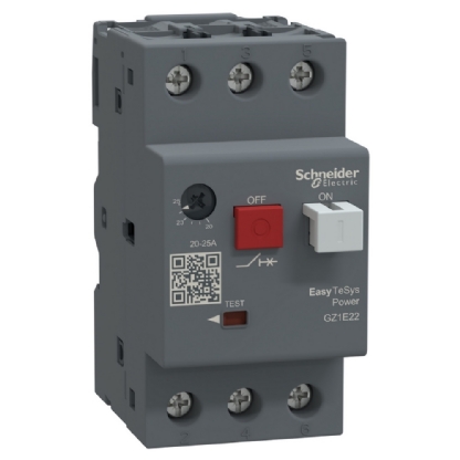 Disjuntor Motor Termomagnetico GZ1 20-25A Com Botao Impulsao - Schneider Electric