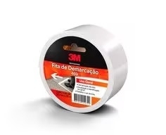 FITA DEMARCACAO DE SOLO BRANCO 50MMX30M - 3M
