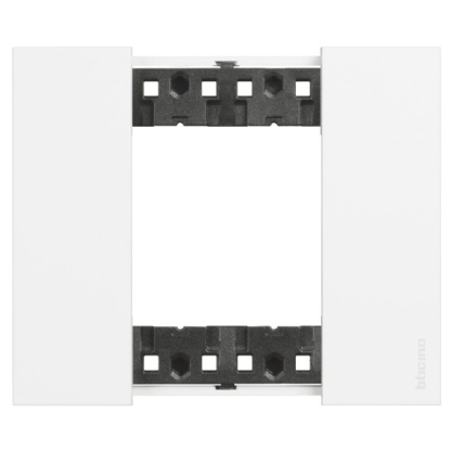 PLACA 2X2 PARA 2 POSTOS BRANCO LIVING NOW - BTicino Legrand