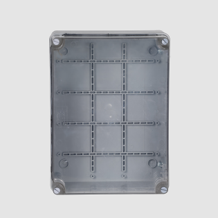 CAIXA PASSAGEM 300X220X120MM TAMPA TRANSPARENTE BAIXA - KRAUS MULLER