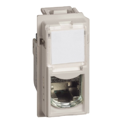 MODULO TOMADA RJ45 8 FIOS UTP CAT6 SAND LIVING NOW - BTicino Legrand