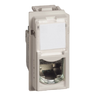 MODULO TOMADA RJ45 8 FIOS UTP CAT6 SAND LIVING NOW - BTicino Legrand