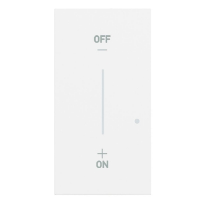 TAMPA ACABAMENTO PARA 2 INTERRUPTOR BRANCO LIVING NOW - BTicino Legrand