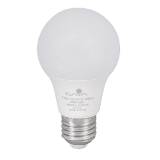 LAMPADA LED BULBO 12W BIVOLT 3000K E27 1018LM - GAYA