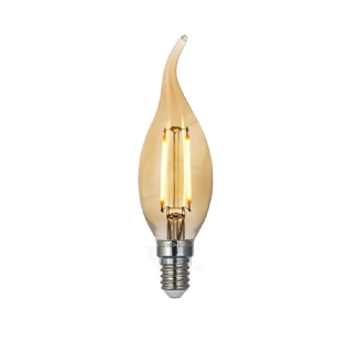 LAMPADA LED FILAMENTO VELA CHAMA 2W E14 BIVOLT - GMH TRADE