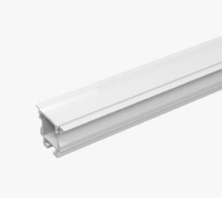 PERFIL EMBUTIR RECUADO 12MM BRANCO 18X17MM 3 METROS - LUMINATTI