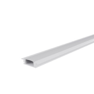 PERFIL EMBUTIR NANO 12MM BRANCO LIGHT 2 METROS - LUMINATTI