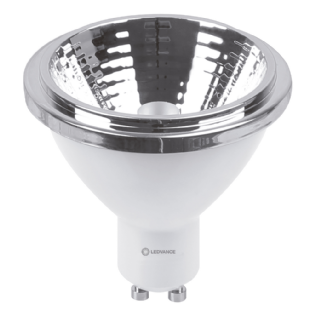LAMPADA LED AR70 GU10 6,5W BIVOLT LUZ AMARELA 2700K 605LM 24G - LEDVANCE