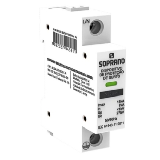 PROTETOR DE SURTO 15KA 275V CLASSE 2 - SOPRANO