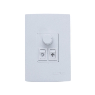 PLACA DIMER ROTATIVO PARA VENTILADOR E LAMPADA - QUALITRONIX