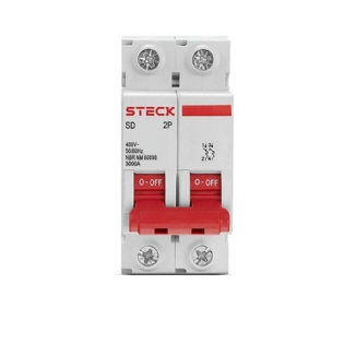 DISJUNTOR DIN BIPOLAR 6A CURVA C - STECK