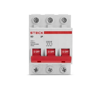 DISJUNTOR DIN TRIPOLAR 10A CURVA C - STECK