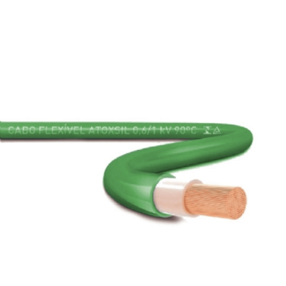 CABO ATOX 6MM VERDE 1KV VENDIDO POR METRO - SIL
