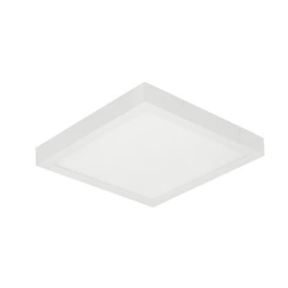 PAINEL LED SOBREPOR QUADRADO 24W BIVOLT LUZ NEUTRA 4000K 25CM 1730 LUMENS - STELLA