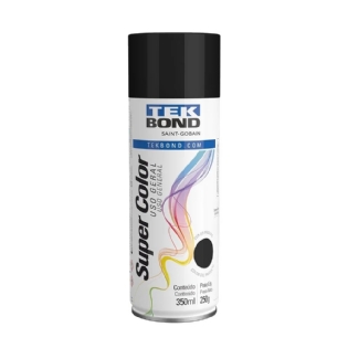 TINTA SPRAY PRETO ALTA TEMPERATURA 350 ML/250G - TEKBOND