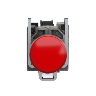 SINALEIRO METALICO PARA LAMPADA BA9S 250V VERMELHO - SCHNEIDER