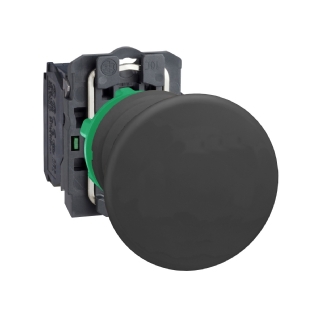 BOTAO PLASTICO SOCO IMPULSO 1NA 40MM PRETO - SCHNEIDER
