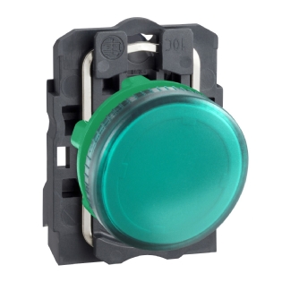 SINALEIRO PLASTICO SEM LAMPADA 250V 22MM VERDE - SCHNEIDER