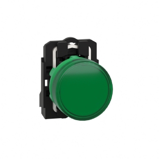 SINALEIRO PLASTICO LED 110-120VAC 22MM VERDE - SCHNEIDER