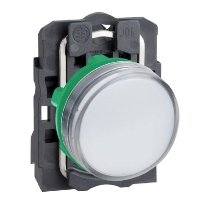 SINALEIRO PLASTICO LED 230-240VAC 22MM BRANCO - SCHNEIDER