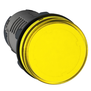 SINALEIRO PLASTICO MONOBLOCO 224V CC0V 22MM AMARELO - SCHNEIDER