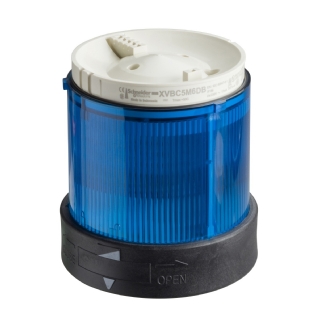 ELEMENTO LUMINOSO PARA XVB 250V SEM LAMPADA IP65 CONTINUO AZUL - SCHNEIDER