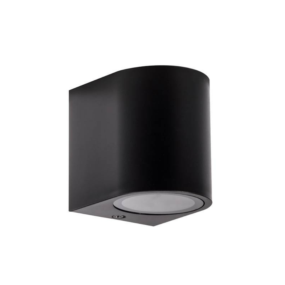 ARANDELA AUTI 1 FACHO PARA 1 LAMPADA GU10 BIVOLT ALUM PRETO REDONDO - BLUMENAU