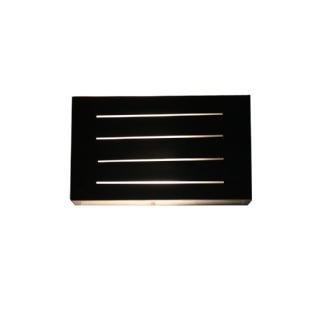 ARANDELA FRISOS PARA 1 LAMPADA E27 PRETO MIICRO - IDEAL LUSTRES