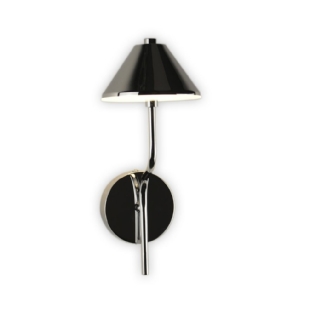 ARANDELA LED CHIGAGO 5W LUZ AMARELA 3000K 500LM CROMADO - HEVVY