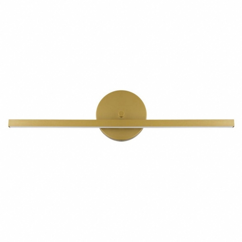 ARANDELA LED CLARA 10W BIVOLT LUZ AMARELA 3000K 600LM DOURADO 50CM - BLUMENAU