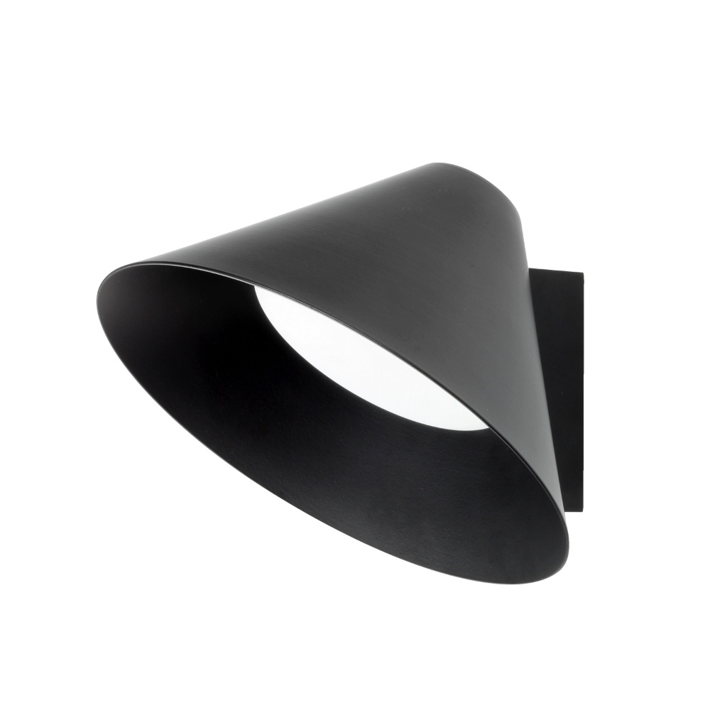 ARANDELA LED HAT 5W LUZ AMARELA 3000K PRETO - SPOT LINE